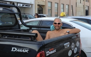 נמל תל אביב, אחרי 21 קמ - נח באוטו של שחר 2