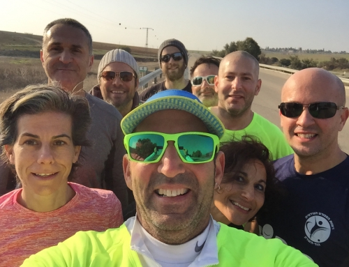 מסיבת קבוצה – "רצים עם אסף" – נוכחים בחיינו כבר 6 שנים ! ! אסף לב