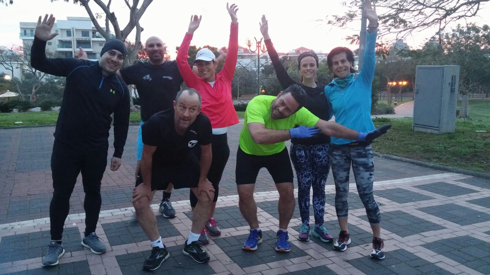 אימון בפארק 4 העונות