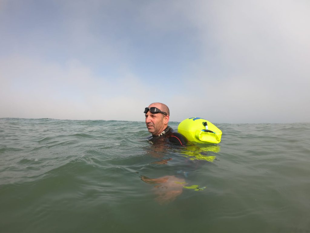 אימון אישי בשחייה - "מים פתוחים", חוף הצוק
