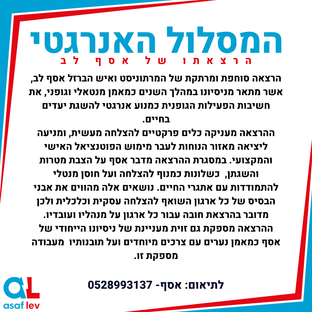 אסף לב - הרצאות